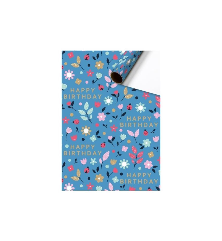 STEWO - Papier cadeau Benice 70 cm x 2 m, 80 g/m², multicolore