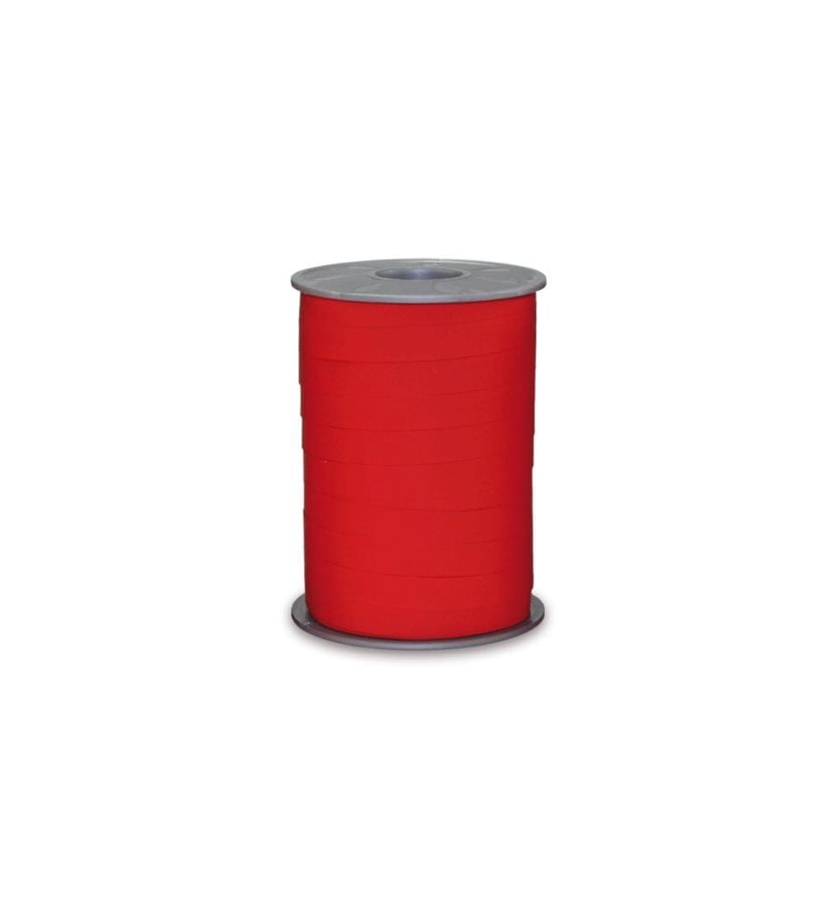 PATTBERG - Ruban cadeau Opak Matt 1 cm x 200 m, rouge