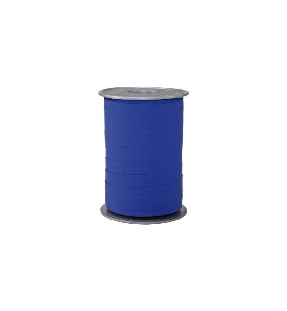PATTBERG - Ruban cadeau Opak Matt 1 cm x 200 m, bleu marine