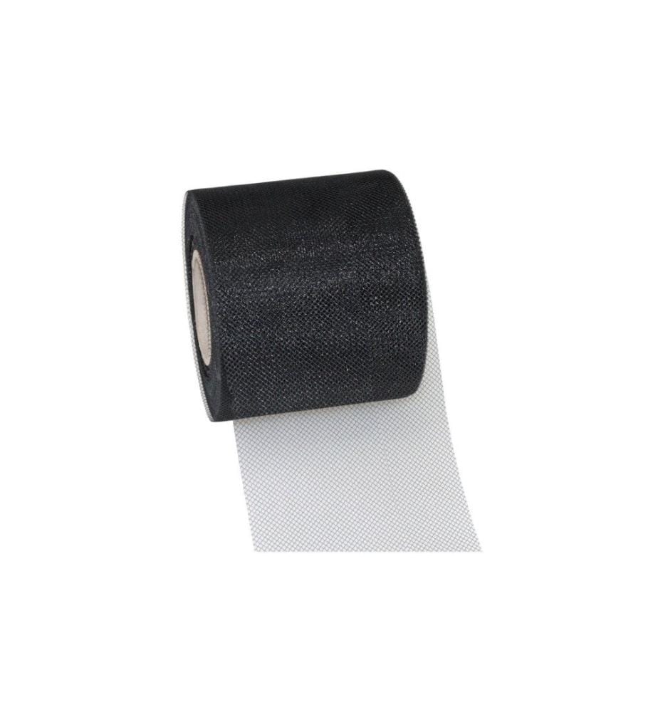 PATTBERG - Ruban cadeau Tulle de Verona 7.2 cm x 50 m, noir