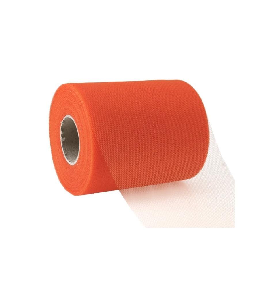 PATTBERG - Ruban cadeau Verona Tüll 11.2 cm x 50 m, orange