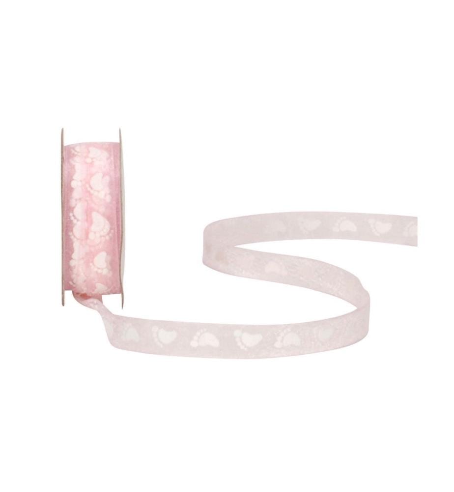 SPYK - Ruban cadeau Baby 10 mm x 4 m, Rose