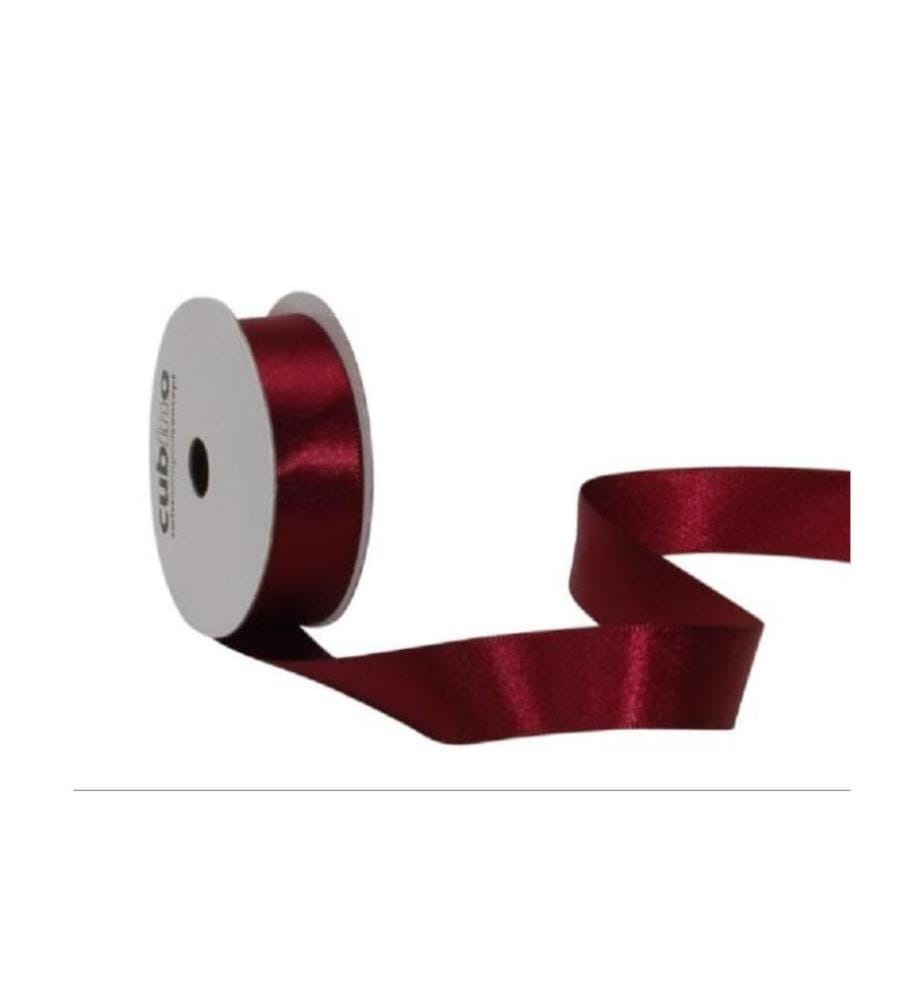 SPYK - Ruban cadeau Satin 16 mm x 5 m, Bordeaux