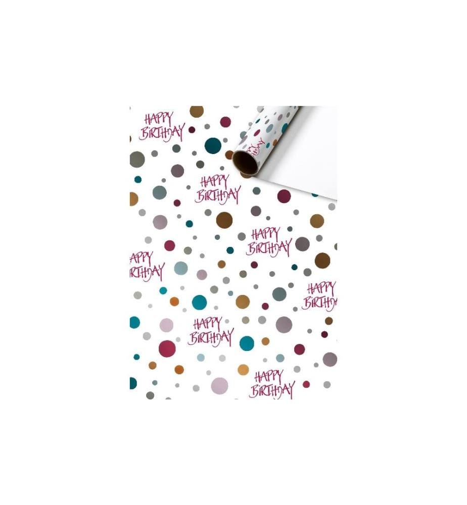 STEWO - Papier cadeau Ulla 70 cm x 1,5 m, Multicolore