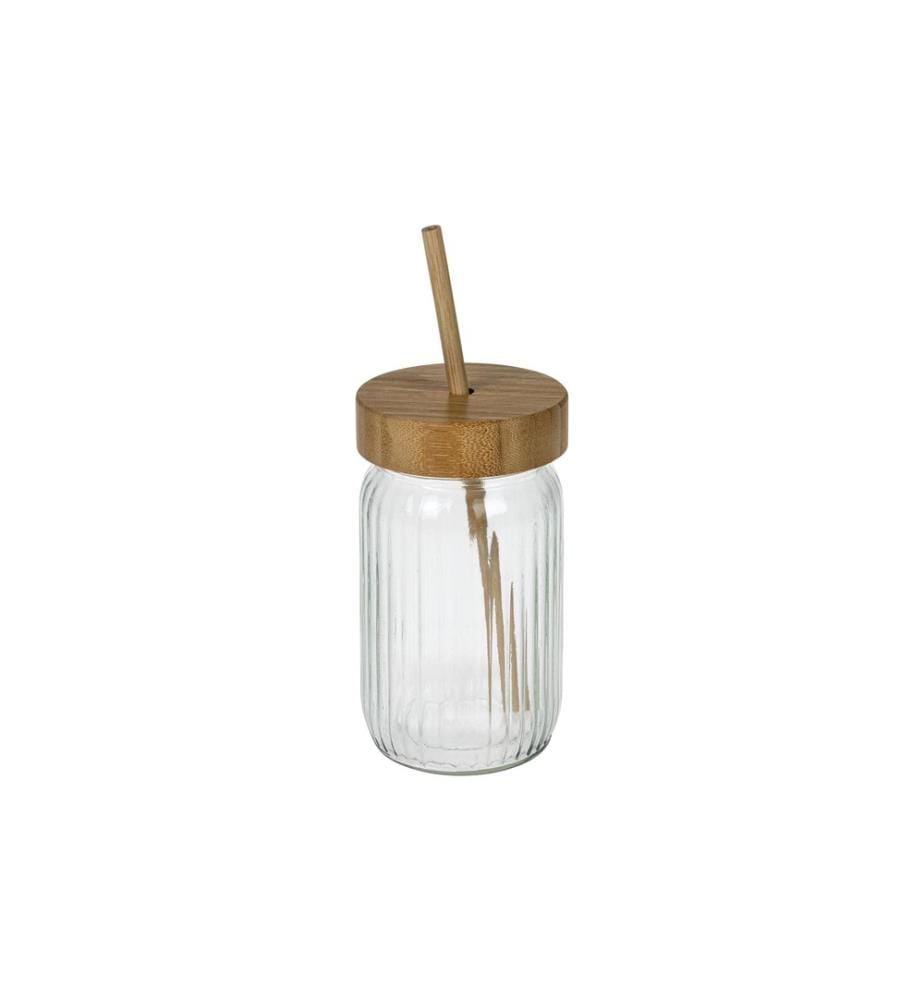 FURBER - Verre avec paille 500 ml, 1 pièce