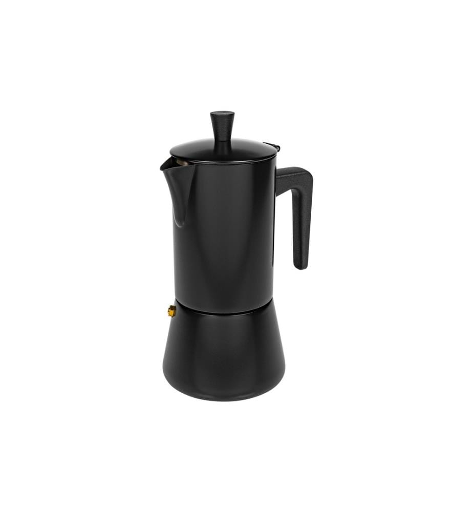 FURBER - Cafetière italienne Chicchi 6 tasses, Noir