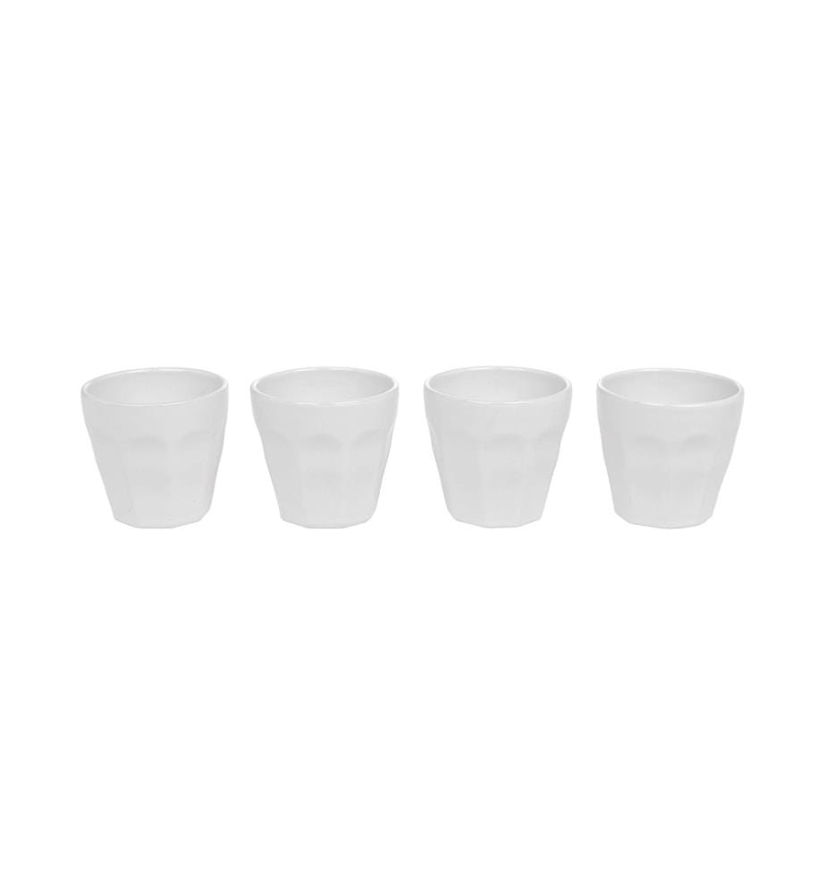 FURBER - Tasse à expresso 90 ml, 4 pièces, Blanc