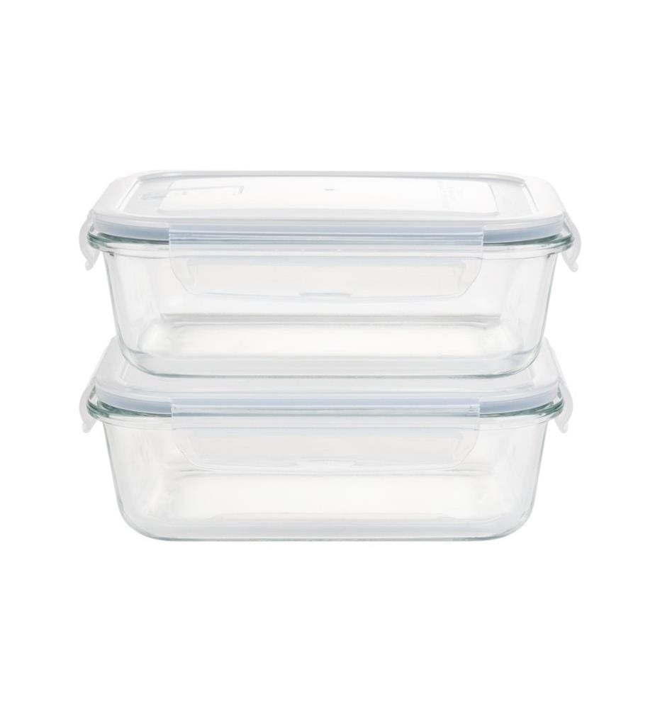FURBER - Récipients à provisions Verre, 2 pièces, 1 L
