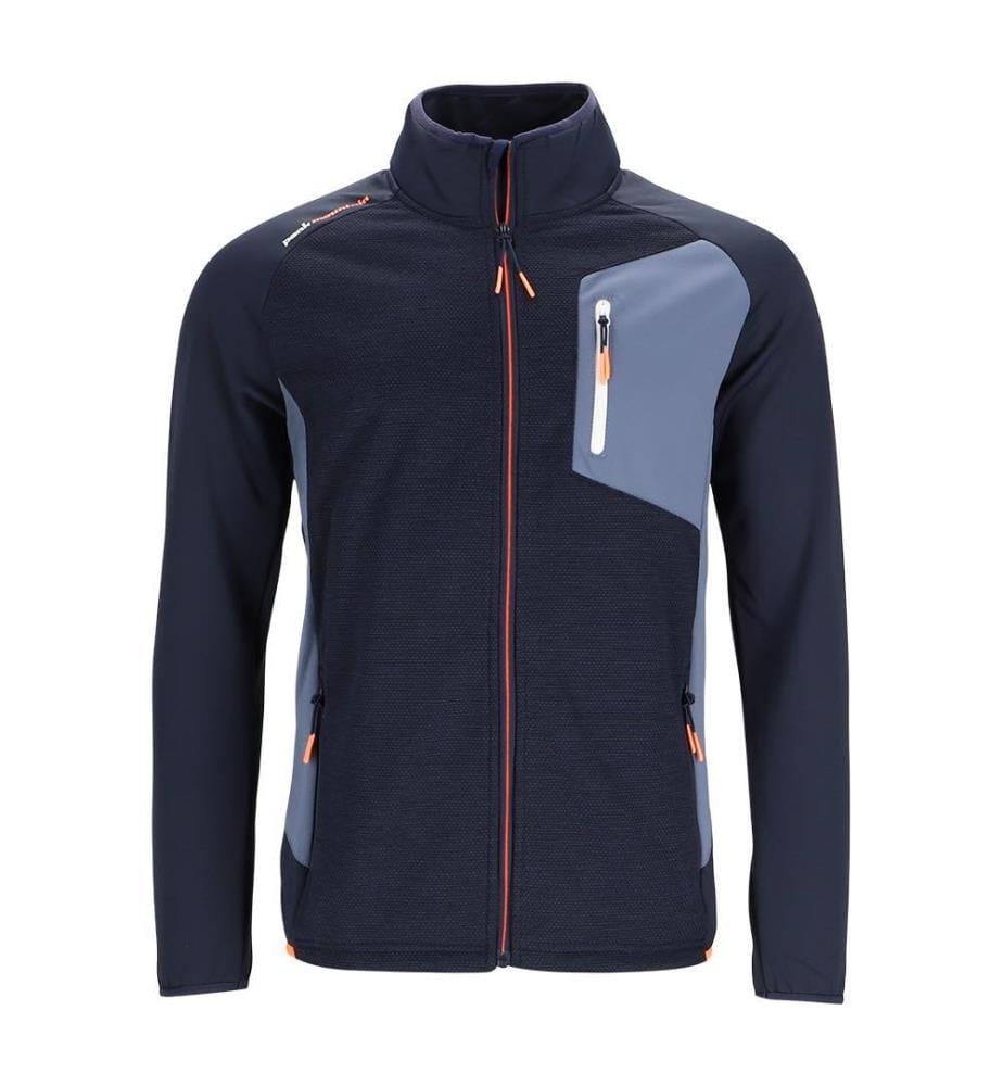 Blouson polaire hybride - Bleu nuit