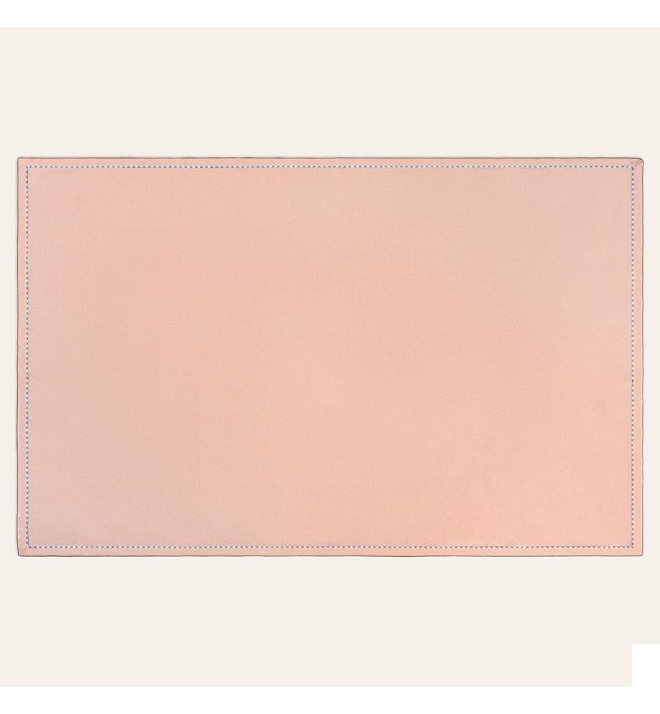 Nappe rose, 63 % polyester / 37 % lin