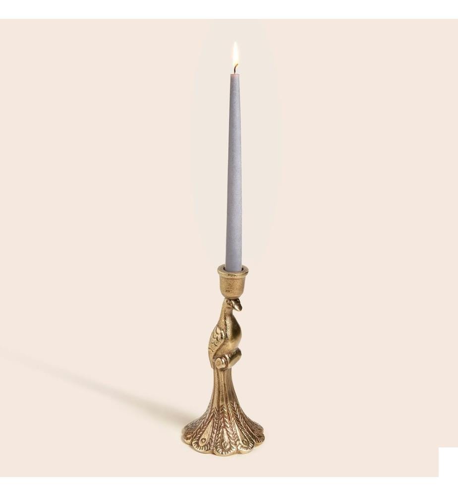 Bougeoir, laiton antique, 100 % aluminium