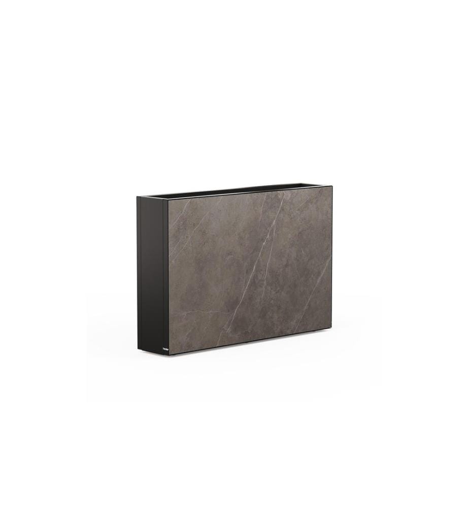 HERSTERA - Cloison décorative Laminate 120 x 25 x 80 cm Marbre noir