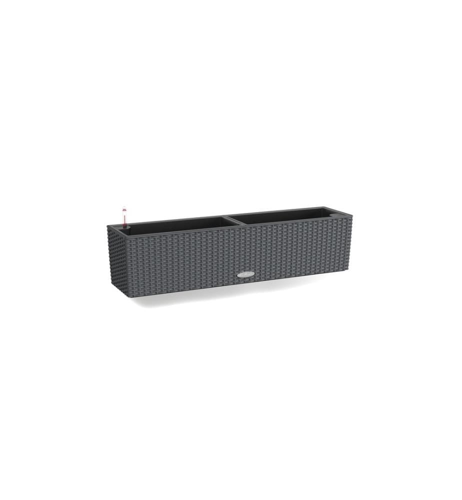 LECHUZA - Pot de fleur Balconera Cottage 80 anthracite