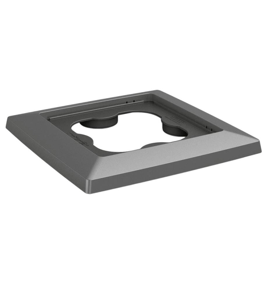 LECHUZA - Supports à roulettes pour pot de fleurs Cubico 30 anthracite
