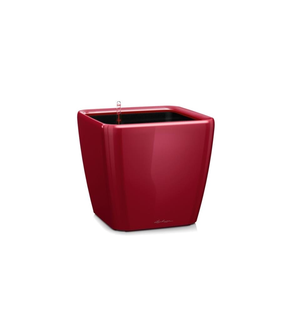 LECHUZA - Pot à fleur Quadro Premium 21 LS Rouge