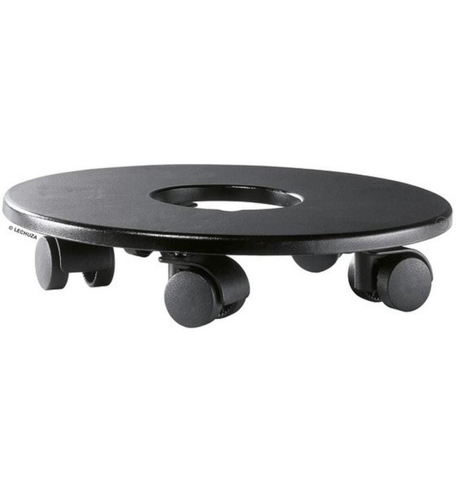 LECHUZA - Dessous de plat à roulettes taille 43 Noir