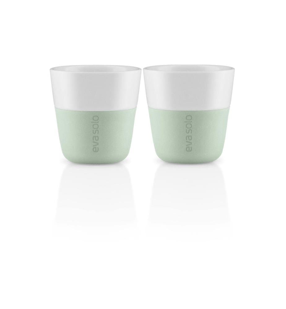 EVA SOLO - Tasse à expresso 80 ml, 2 Pièce/s, Vert/Blanc