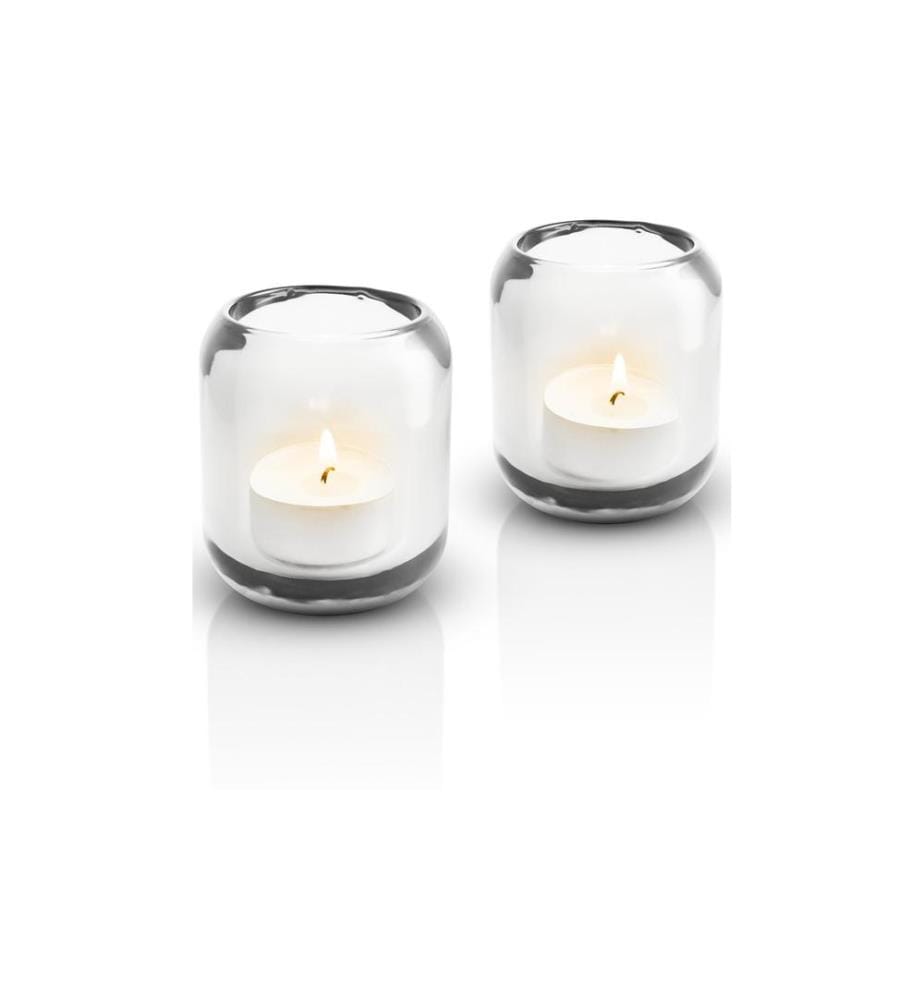 EVA SOLO - Bougeoir à bougie chauffe-plat Acorn 2 Pièce/s, Clear