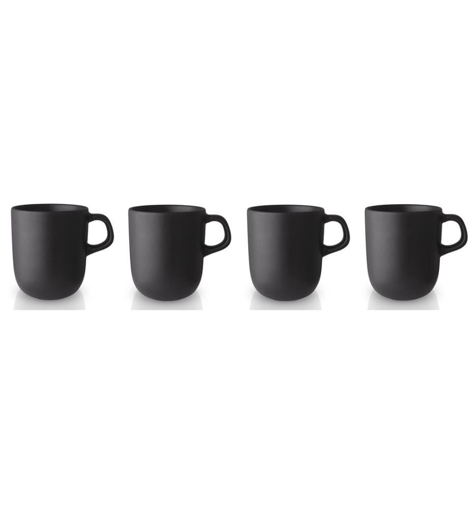 EVA SOLO - Tasse à café Nordic Kitchen 300 ml, 4 Pièce/s, Noir