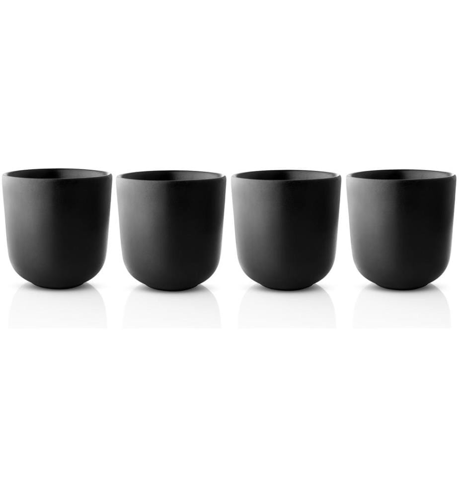 EVA SOLO - Gobelet à café Nordic Kitchen 250 ml, 4 Pièce/s, Noir