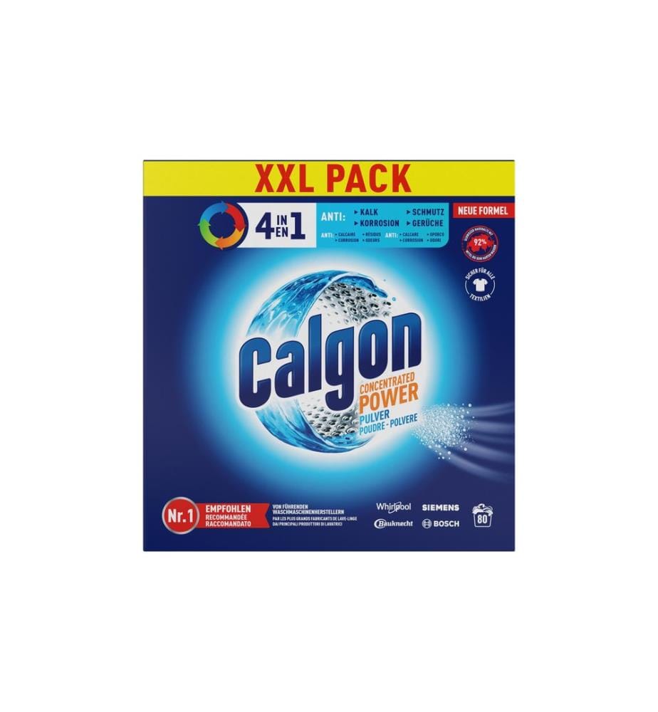 Calgon - Agents de nettoyage des machines 4in1 Poudre 2 kg
