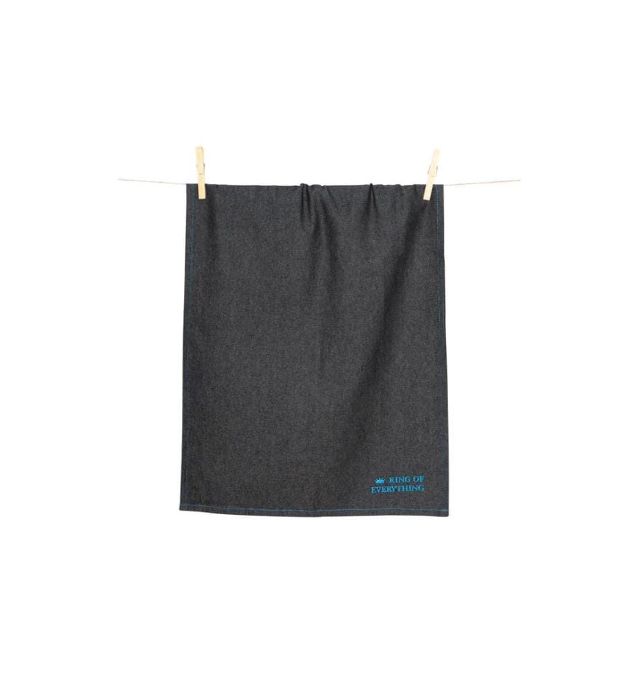 PAD - Ensemble de torchons pour la vaisselle Denim, roi de tout Noir