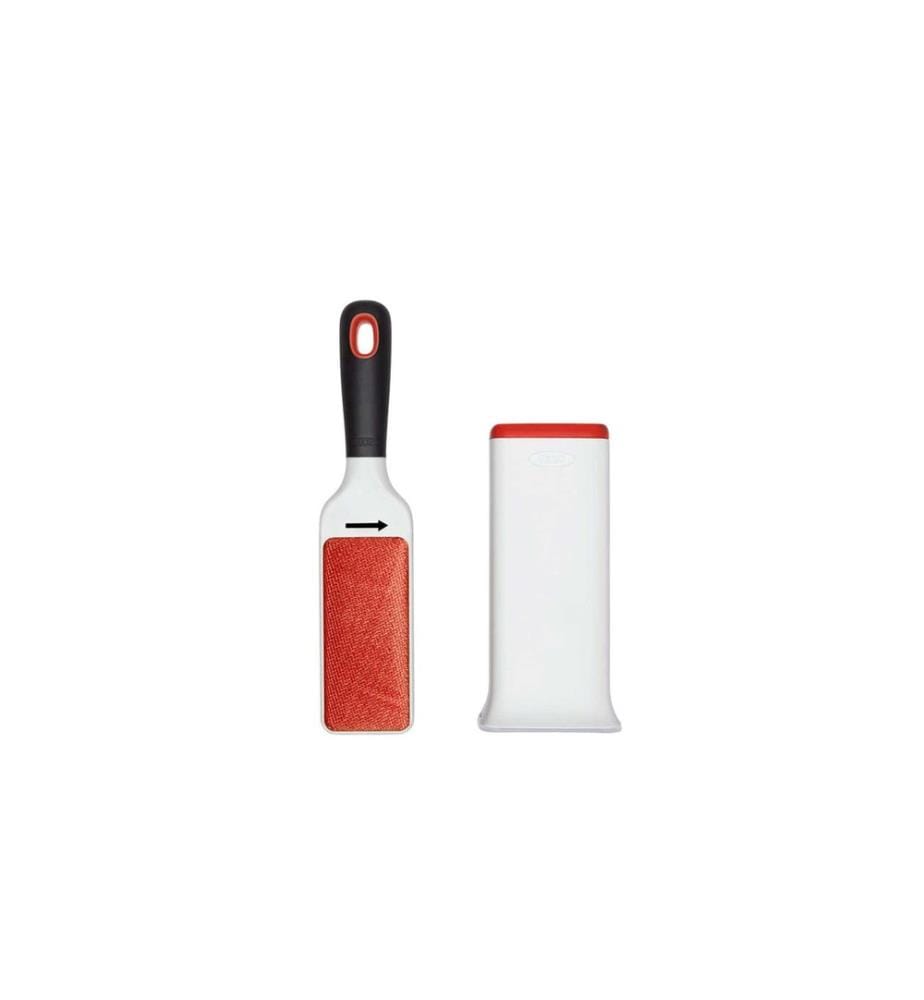 Oxo Good Grips - Brosse à vêtements FurLifter Noir/Rouge/Blanc