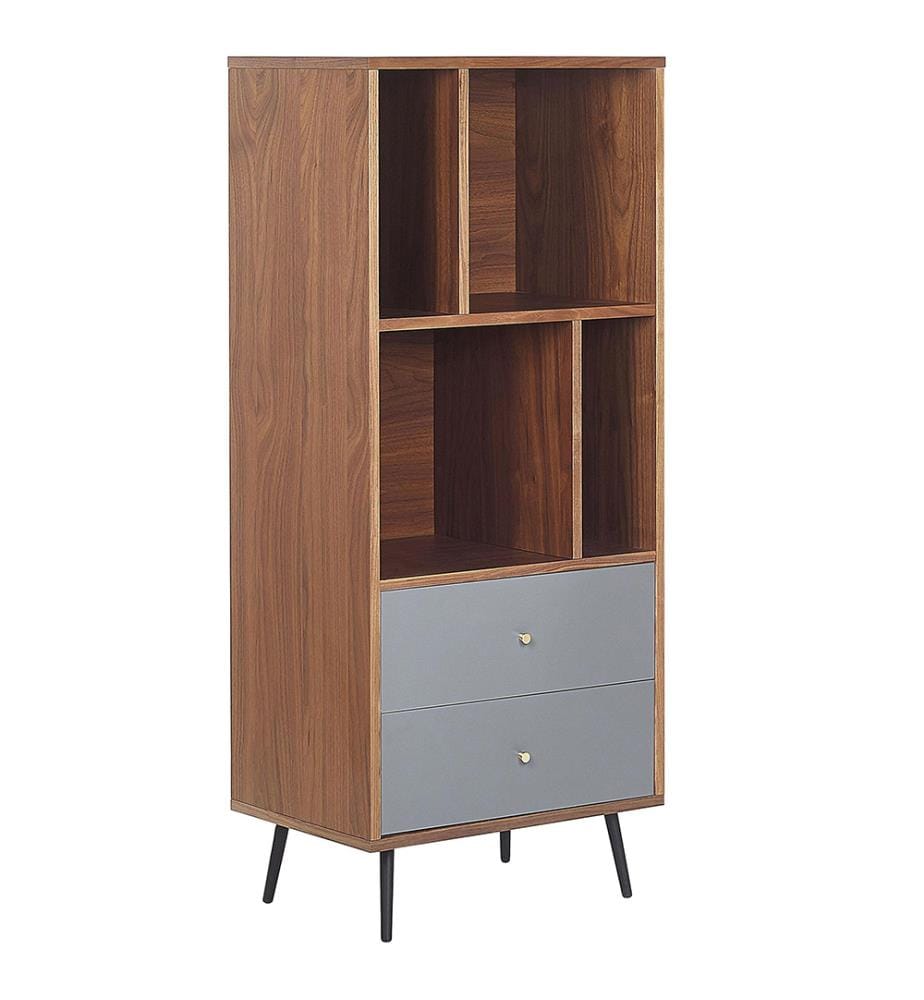 Meuble de rangement RICHMOND 139 cm Noyer foncé