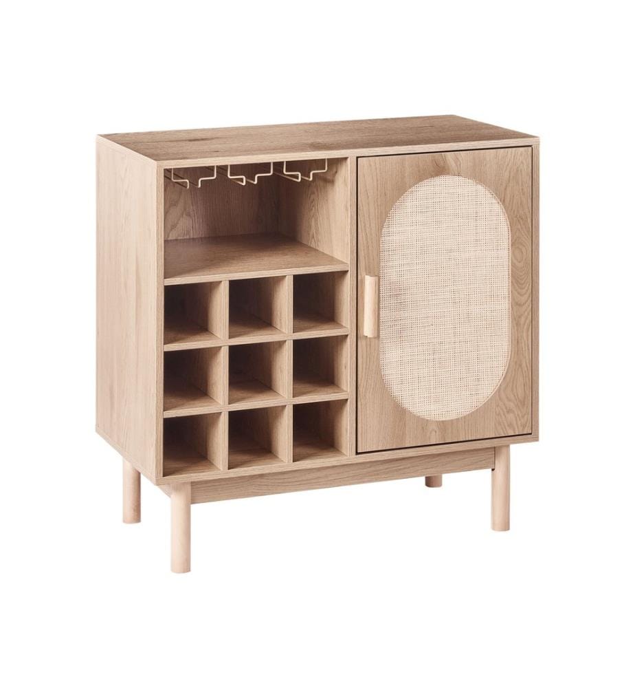 Armoire à vin COSTELLO Marron clair