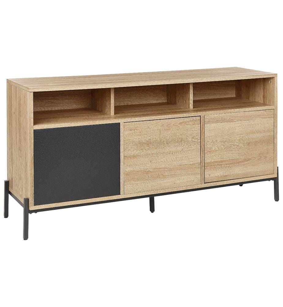 Armoire MOINES Marron/noir