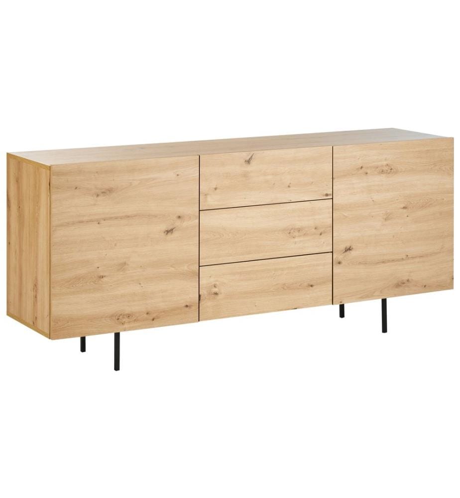 Commode 2 portes KENORA Marron clair