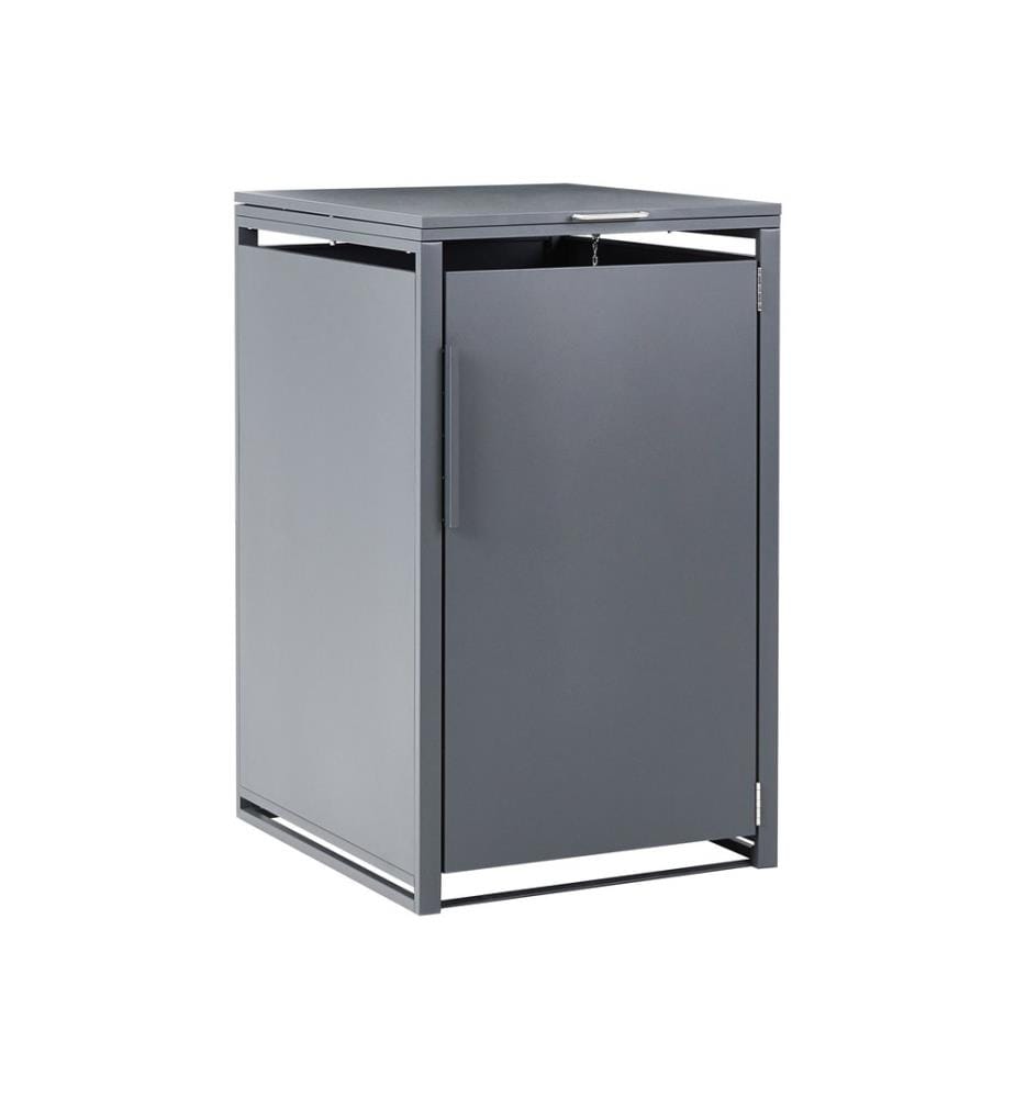 Cache poubelle extérieur 240 L PIACENZA Métal Gris foncé