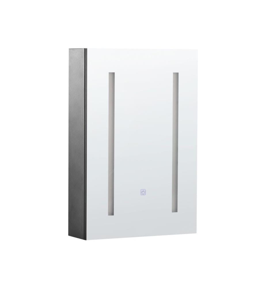 Armoire de toilette murale LED CAMERON 40 cm 60 cm Noir