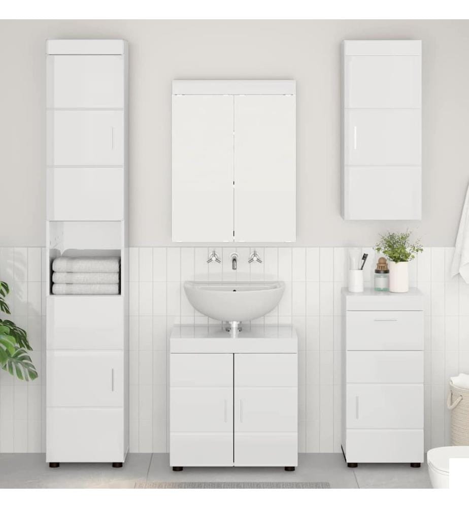 Ensemble de mobilier de salle de bain TULUM 5 pcs