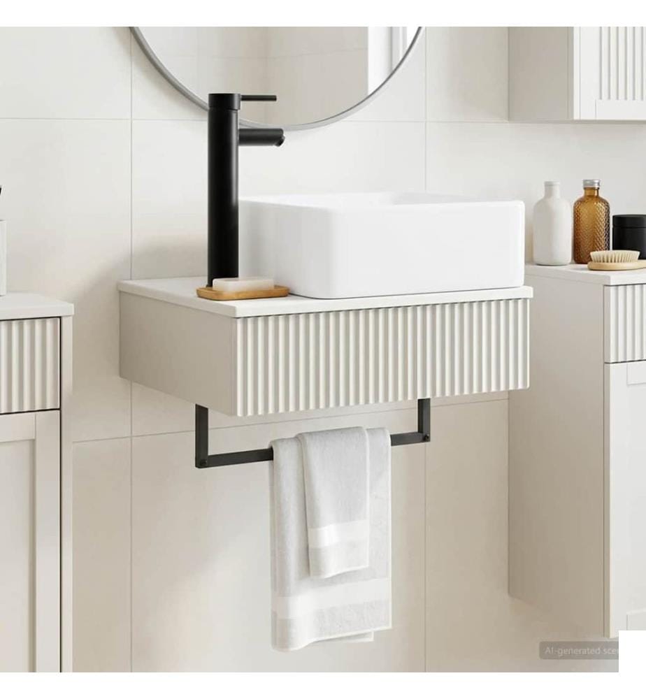 Basin de lavage mural Blanc brillant 53 x 35 x 39 cm