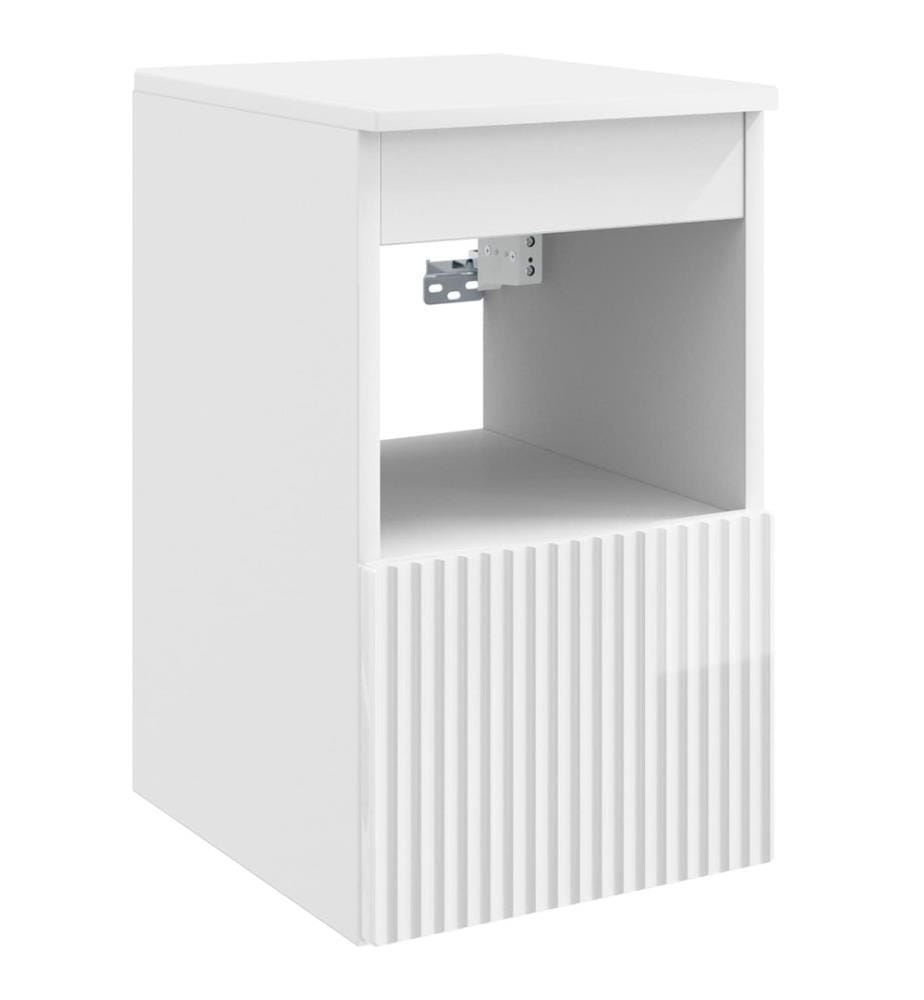 Armoire de salle de bain Blanc brillant 30 x 35 x 50 cm