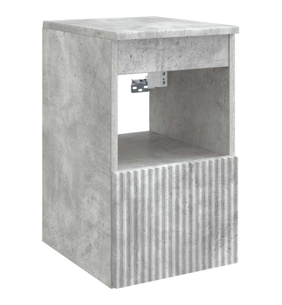 Armoire de salle de bain Gris béton 30 x 41 x 50 cm