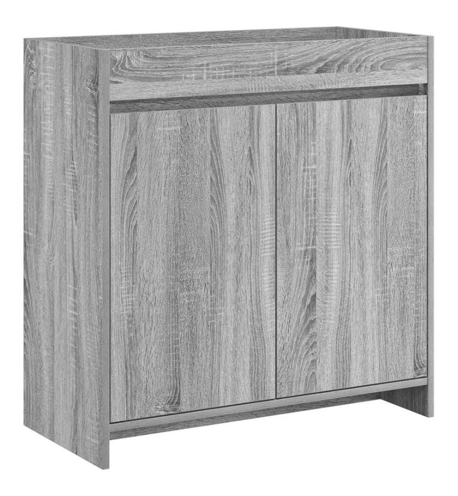 Meuble sous lavabo de salle de bain Sonoma gris