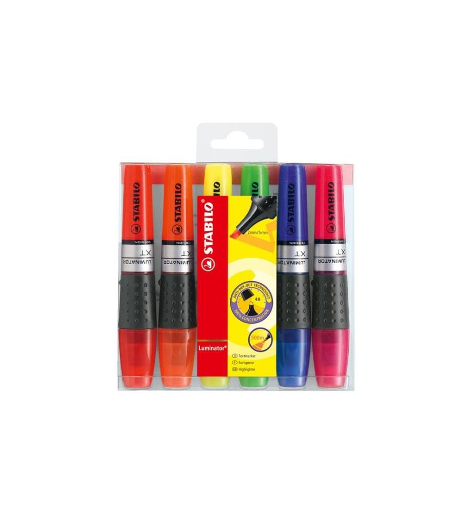 STABILO - Surligneur Luminator 6 pièces Multicolore