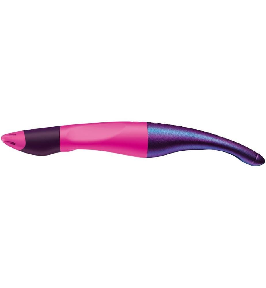 STABILO - Stylo à bille roulante Easy Original Holograph 0.5 mm, Droite, Rose