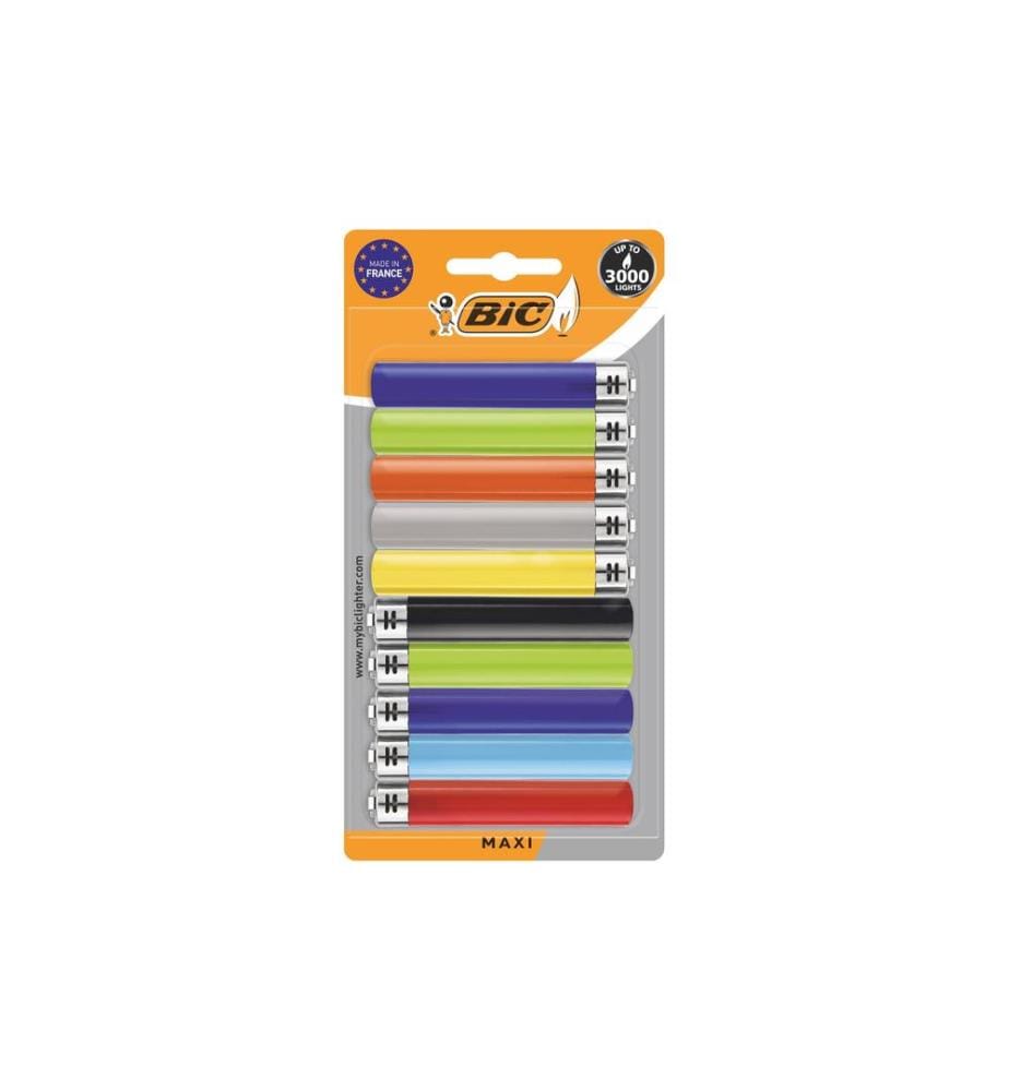 BIC - Briquet à friction J26 Maxi, Paquet de 10