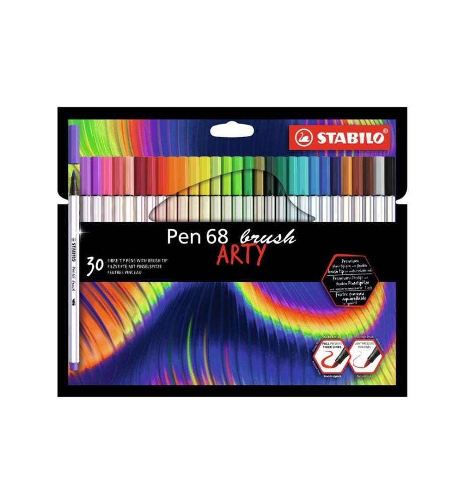STABILO - Pen 68 brush ARTY Étui de 30
