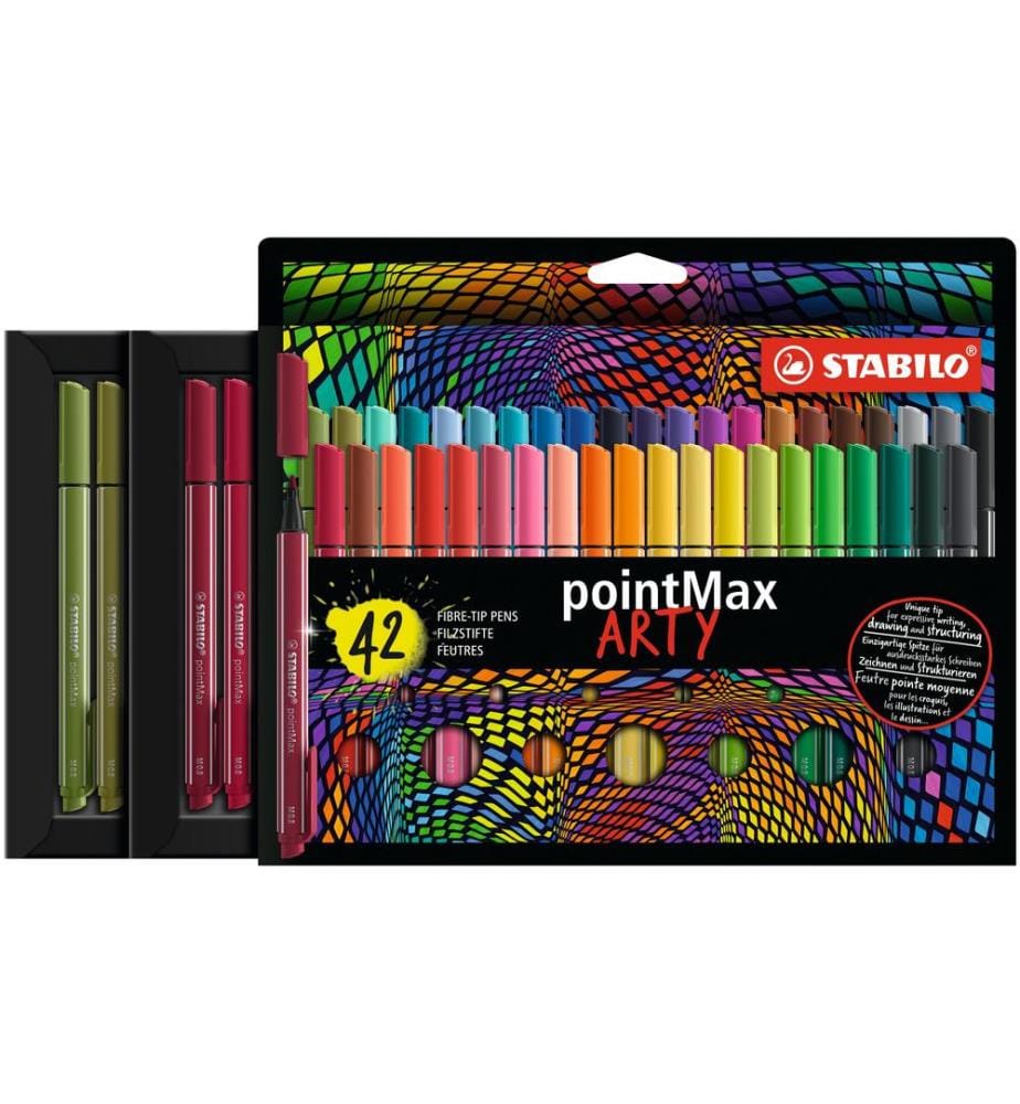 STABILO - PointMax étui en carton ARTY 42e