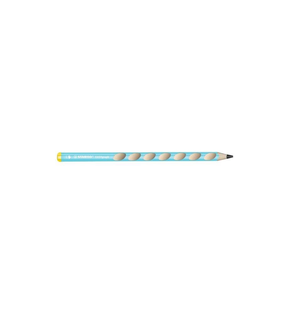 STABILO - Crayon EASYgraph Gaucher, bleu clair