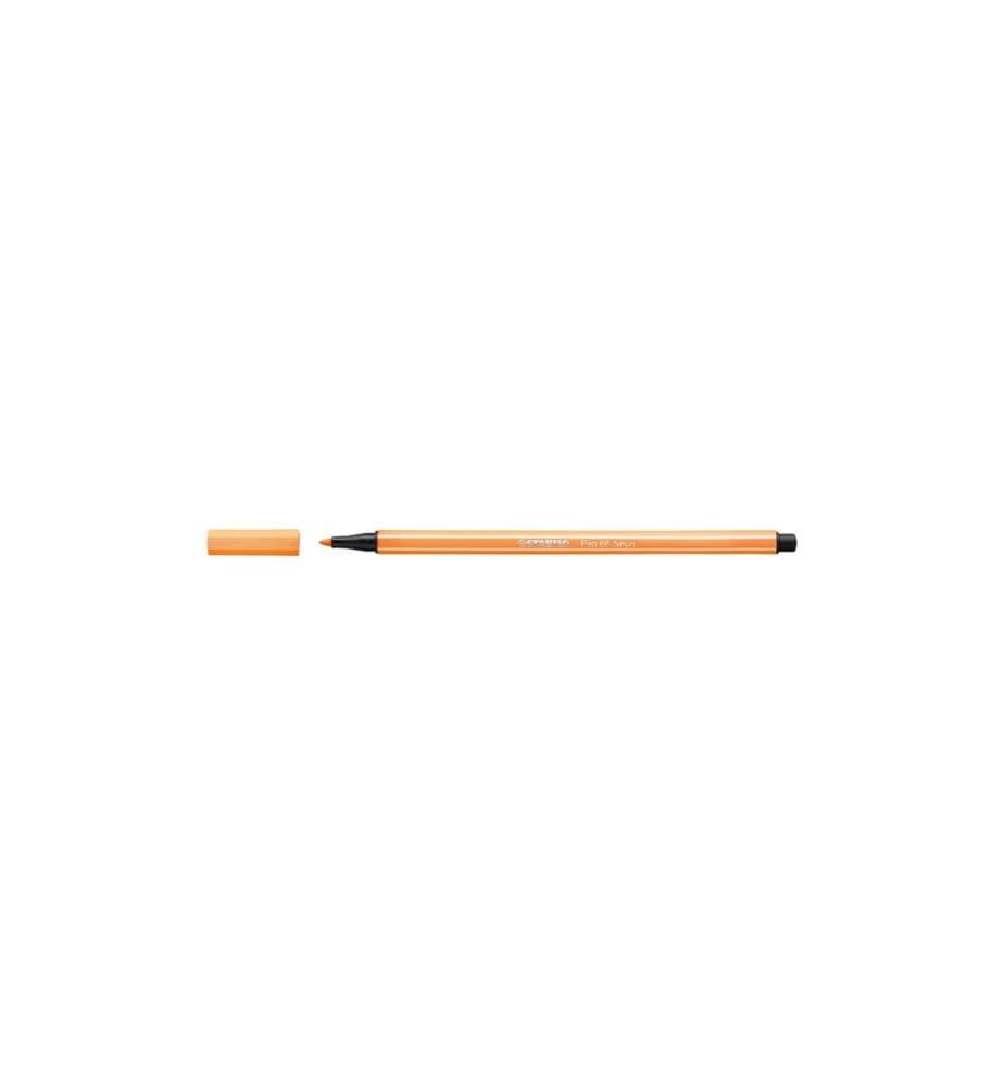 STABILO - Feutres de coloriage Pen 68 Orange fluo