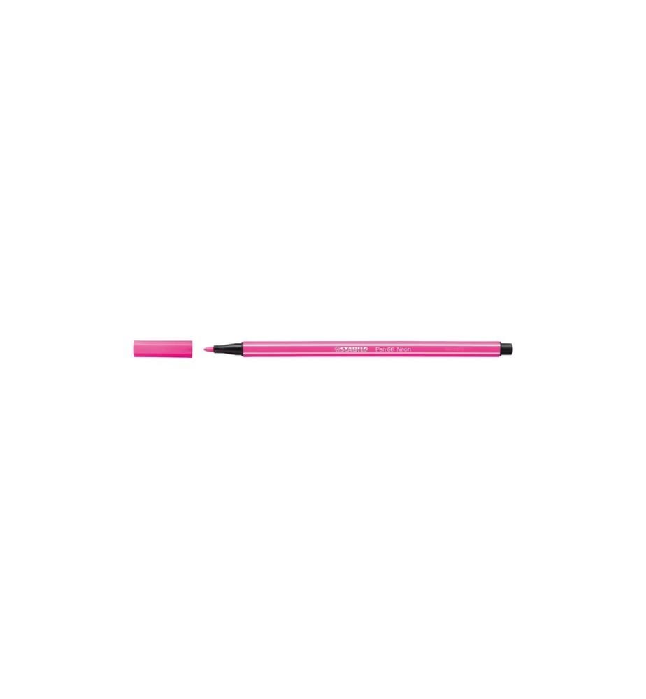 STABILO - Feutres de coloriage Pen 68 Rose fluo