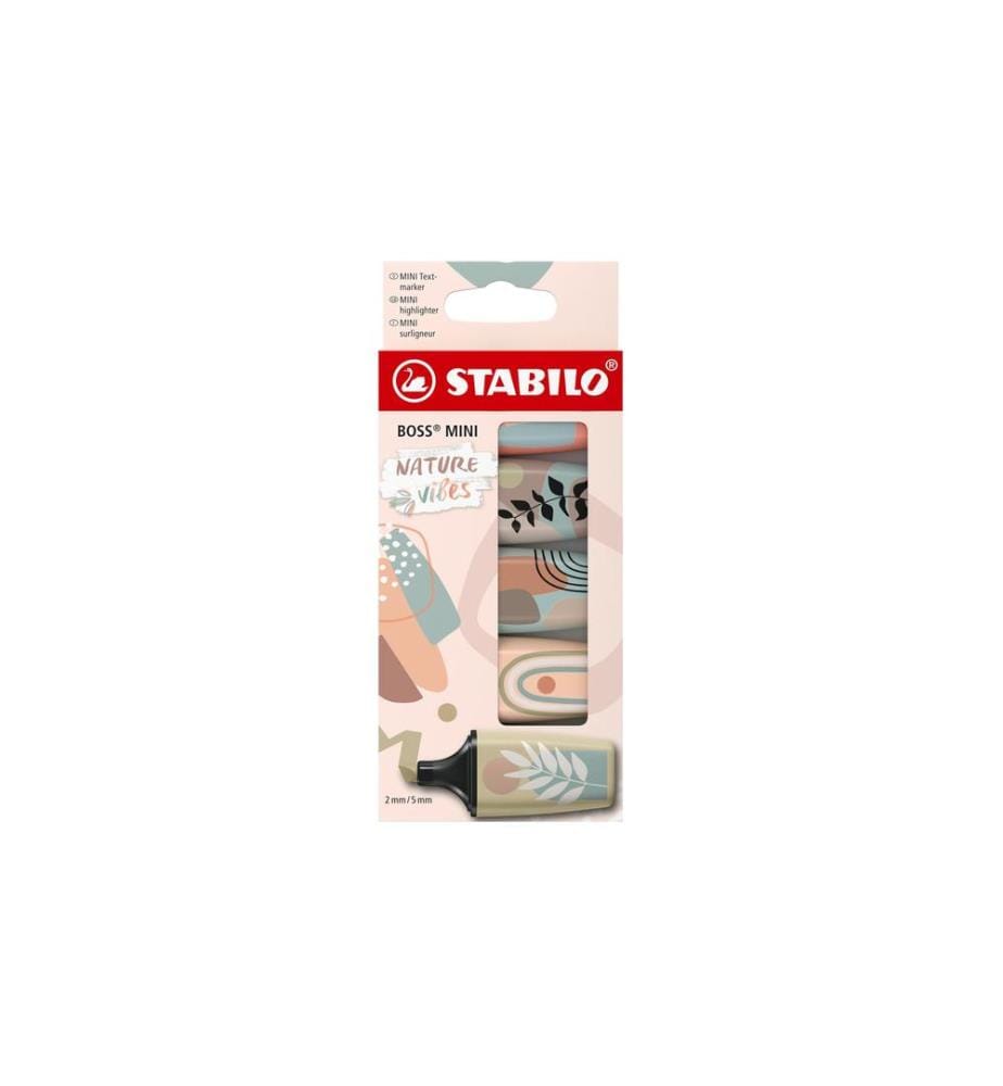 STABILO - Surligneur Naturevibes Étui de 5 pièces