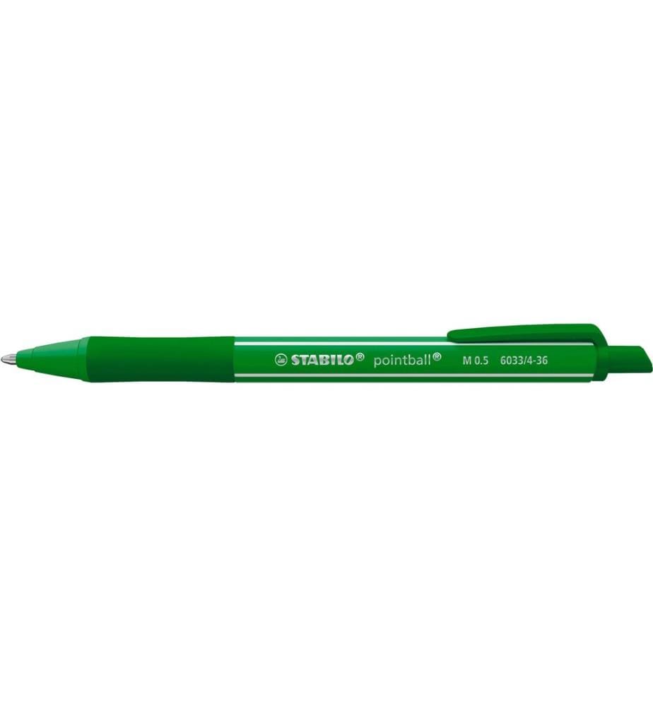 STABILO - Stylo bille Pointball 0.5 mm, Vert menthe
