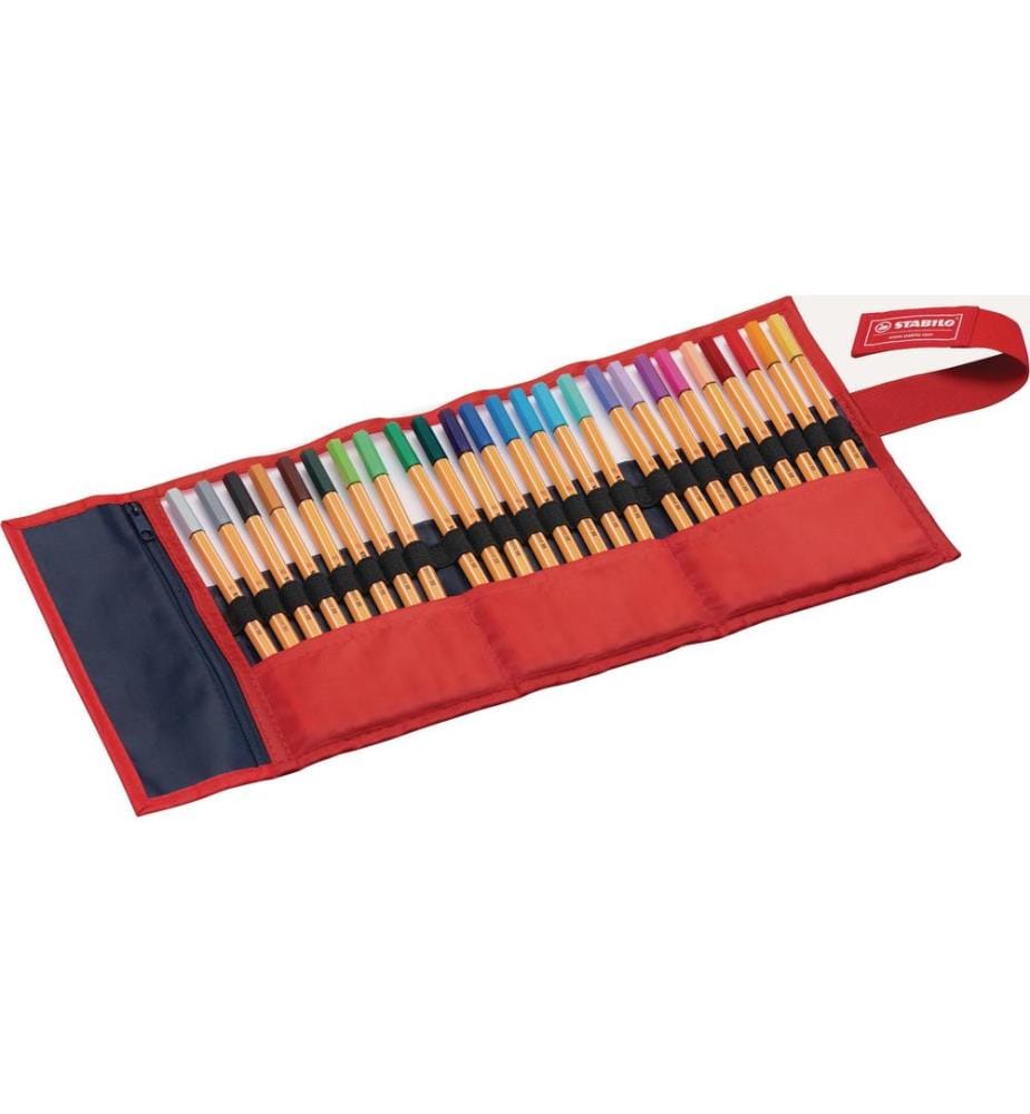 STABILO - Fineliner point 88 25 pièces, multicolore