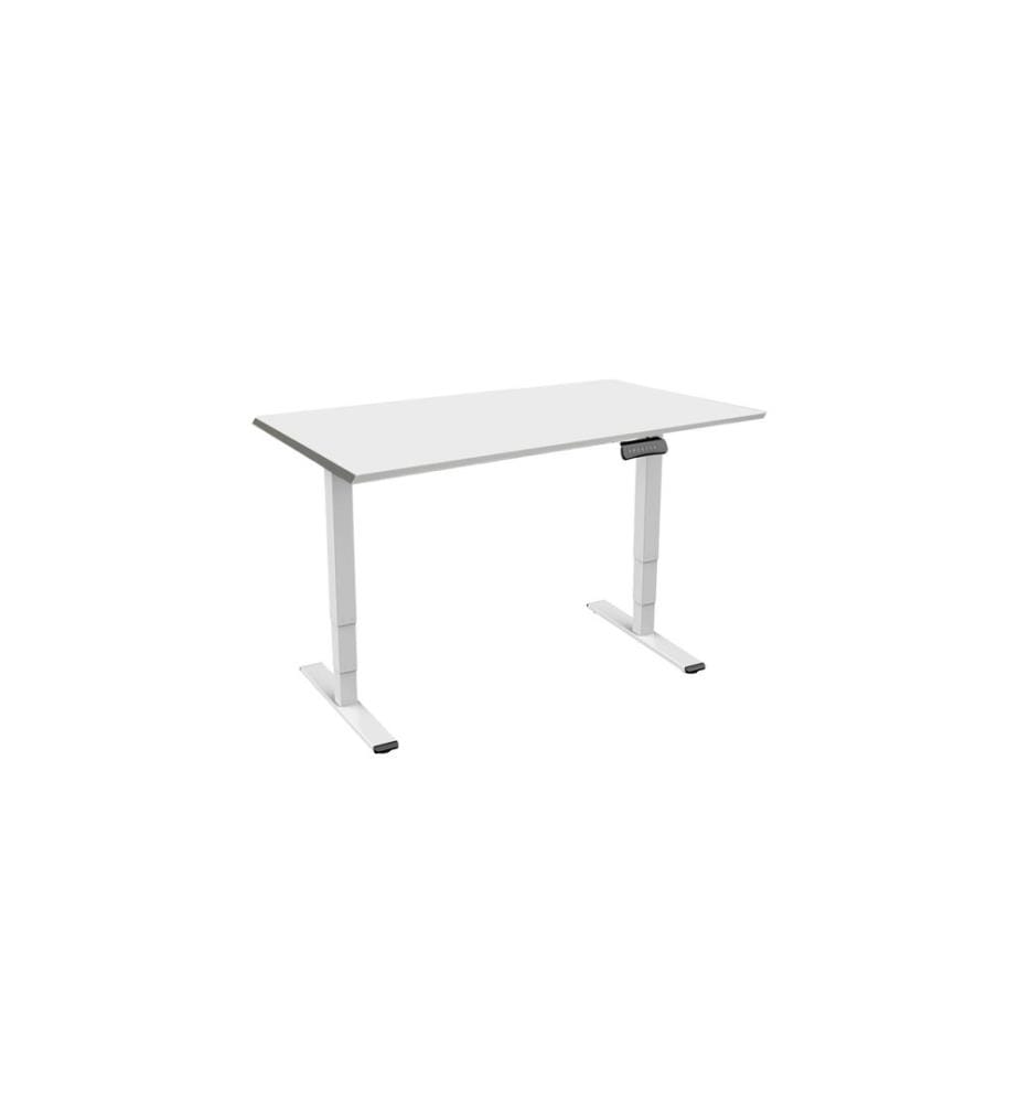 CONTINI - RAL 9016 1.8 x 0.8 m Blanc avec plateau gris